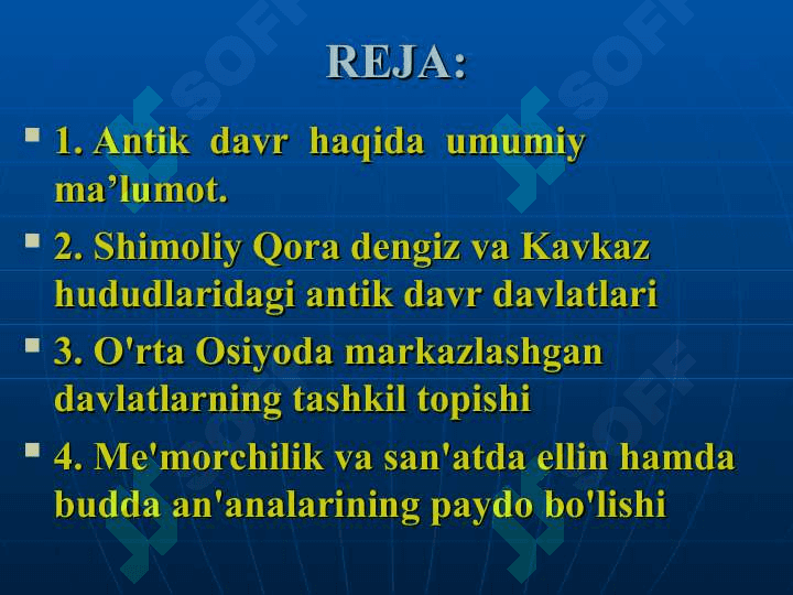 Antik davr arxeologiyasi 2