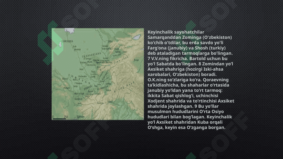 ARab manbalarida o’lkashunoshlikka oid ma’lumotlar 8