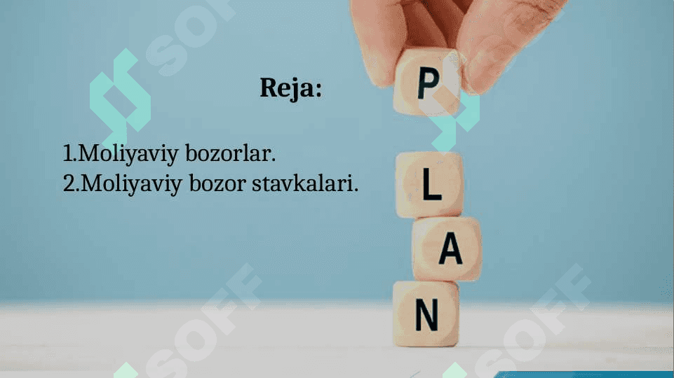Moliyaviy bozorlar 2