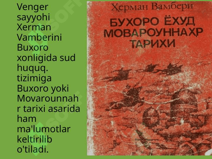Buxoro xonligida sud - huquq tizimi 4
