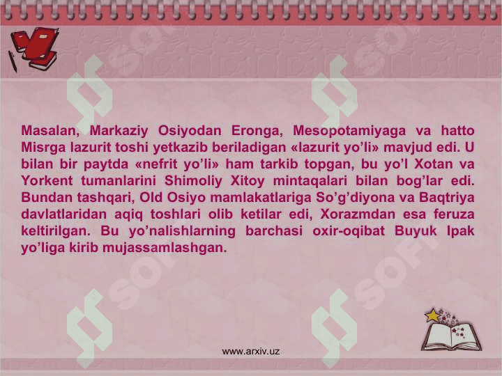 Buyuk ipak yo’li 3