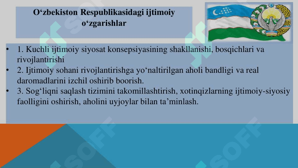 O‘zbekiston Respublikasida ijtimoiy sohadagi islohotlar 2
