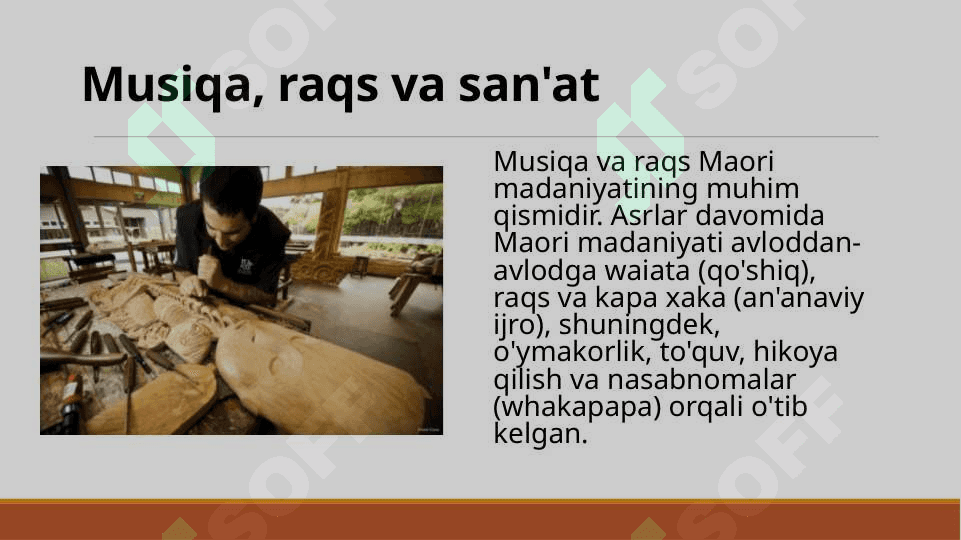 Maori madaniyati 2