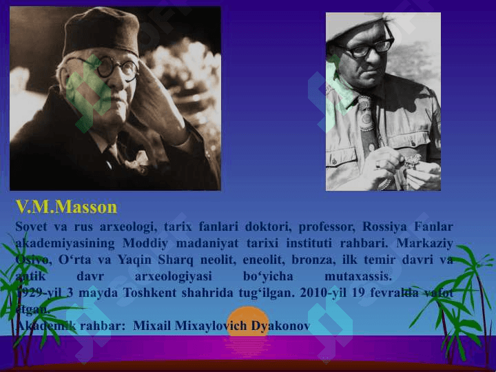 MARG’IYONA BRONZA DAVRI MADANIYATLARI 5