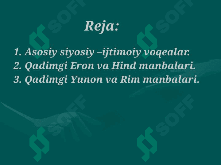 O`rta osiyo tarixiga oid eng qadimgi manbalar 2