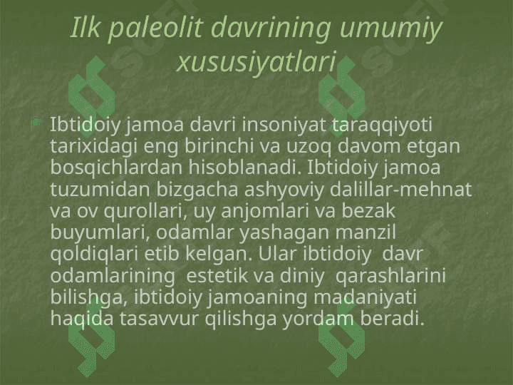 O`rta Osiyodagi ibtidoiy manzilgohlari 3