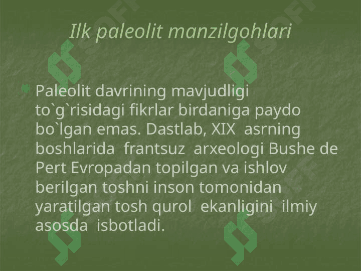 O`rta Osiyodagi ibtidoiy manzilgohlari 5