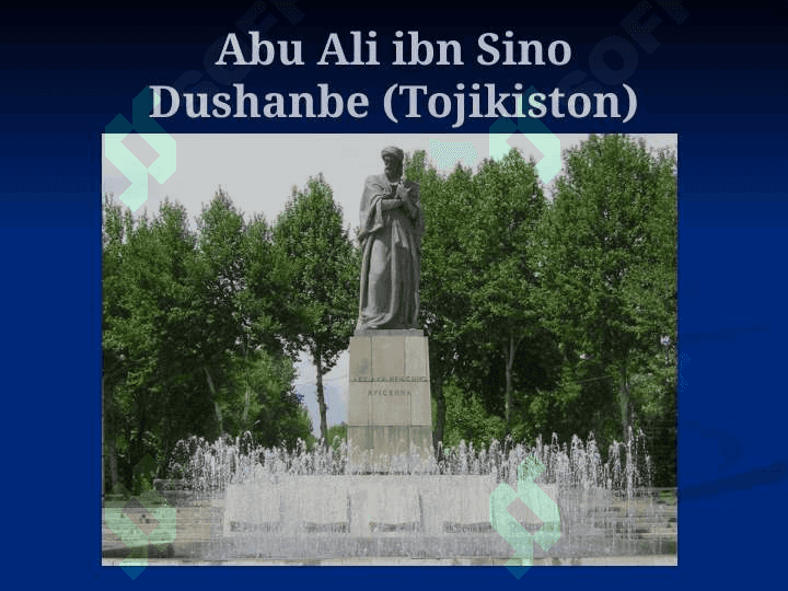 O`zbek allomalari haykallari xorijda 2