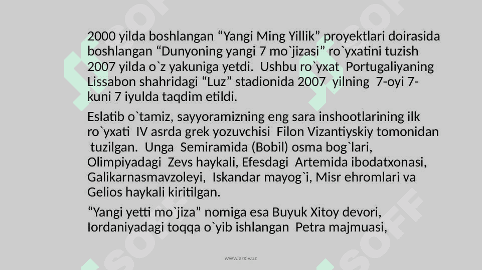 DUNYONING  YANGI YETTI  MO`JIZASi 2