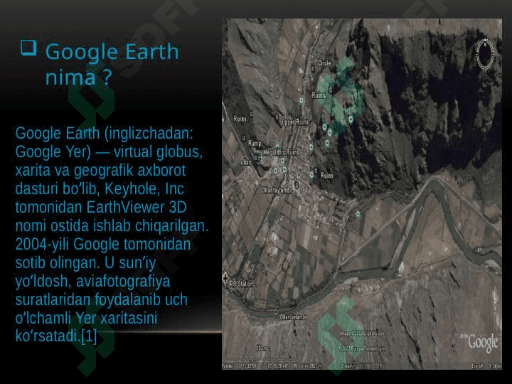 Google Earth haqida umumiy tushuncha 3