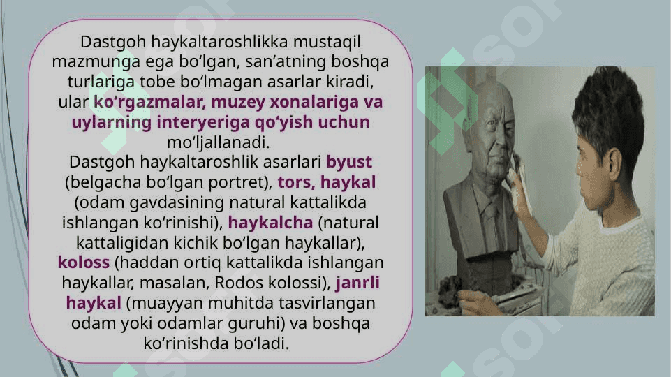 Haykaltaroshlik va miniatyura san’ati 7