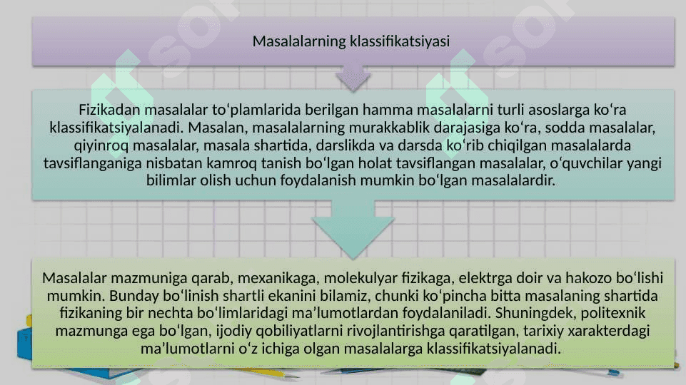 SIFATGA OID MASALALAR VA ULARNI YECHISH METODIKASI. EKSPERIMENTAL MASALALAR VA ULARNI YECHISH METODIKASI 4