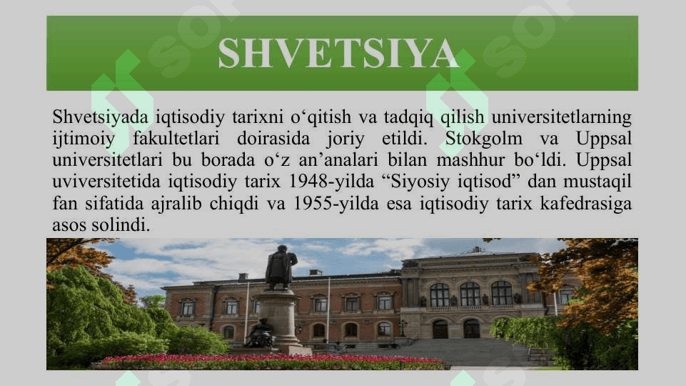 Jahon iqtisodiy taxini o‘rganish yo‘nalishlari 7