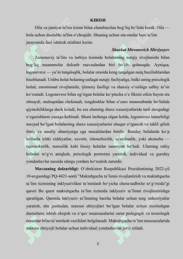 Logonevroz kamchiligiga ega bolalarning shaxs xususiyatlari 2