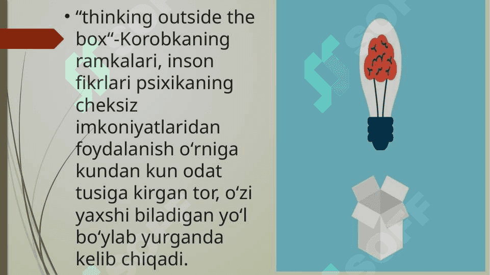 Innovatsiyon jarayonlarni faollashtirish uslublari. 4