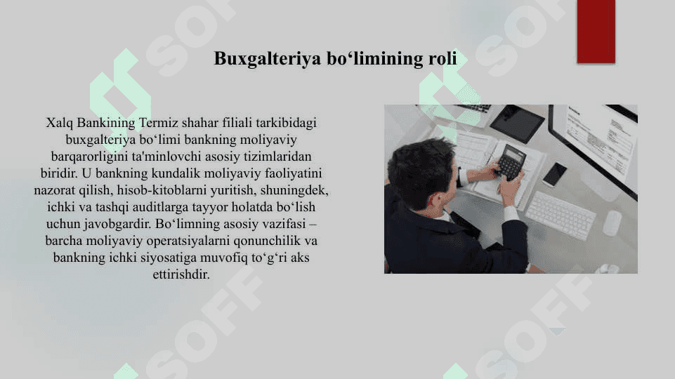 Xalq Bank malakaviy amaliyot hisoboti 3