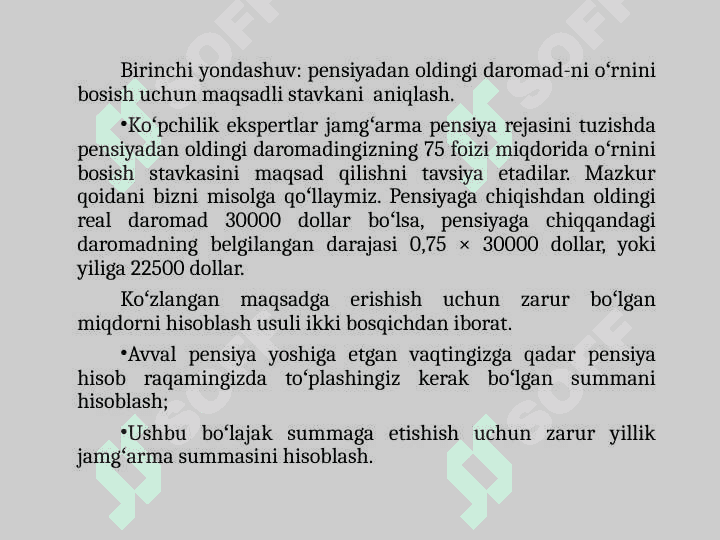 Inson hayotida moliyaviy rejalashtirish 6