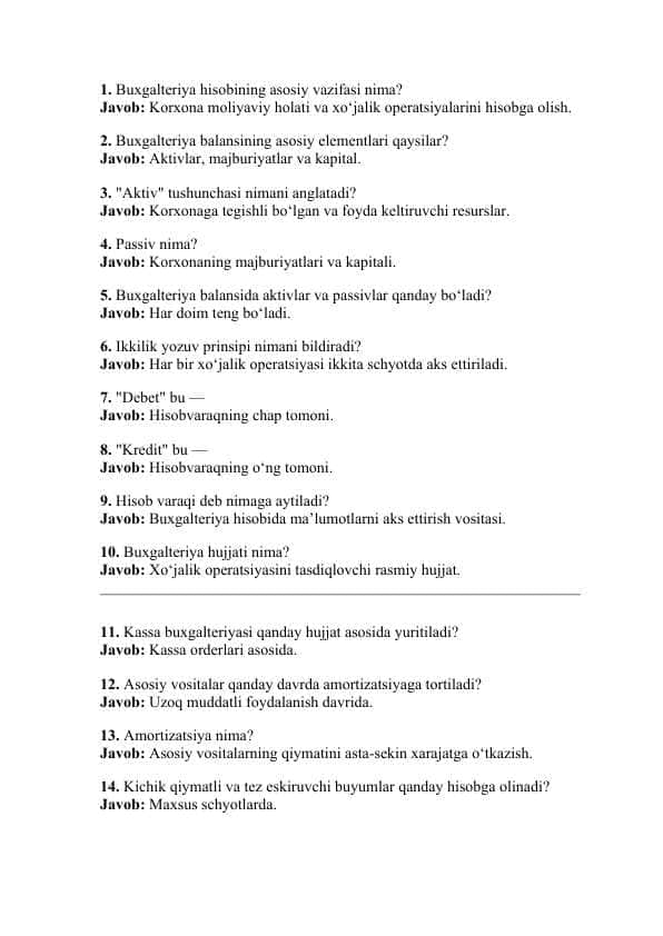 Buxgalteriya 140 ta test.                         buxgalteriya test 300 ta baza