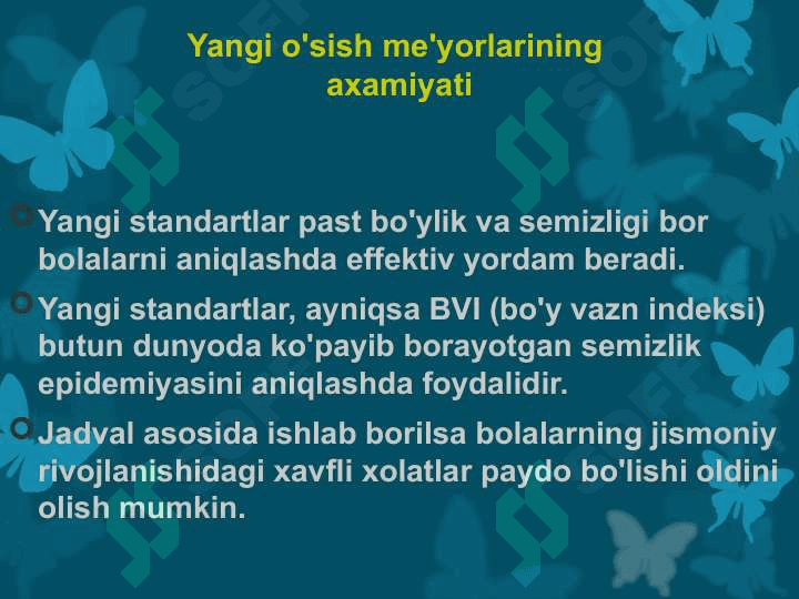Bolalar o'sish va rivojlanishi buzilishlari semiotikasi 3