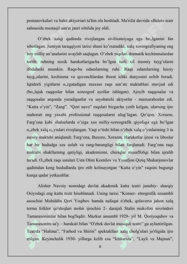 Oʻzbek kompozitorlari ijodida balet janri va uning taʼlimiy tarbiyaviy ahamiyati 8