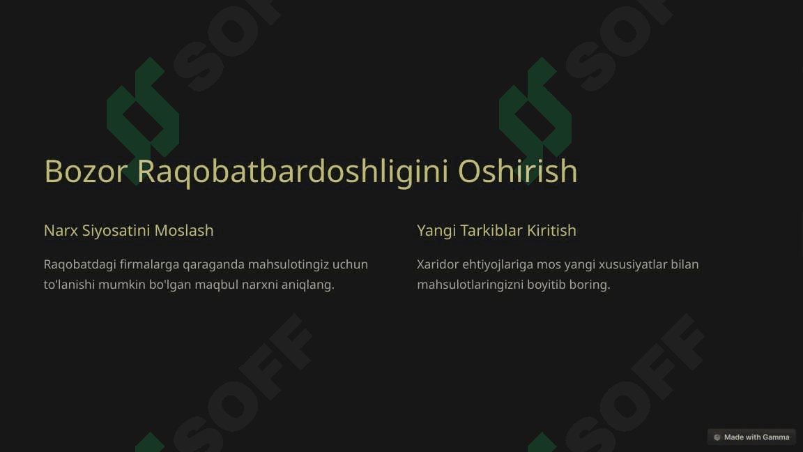 Mukammal raqobatlashgan bozorda, qisqa muddatli oraliqda firma foydasini maksimallashtirish va uning taklifi 2