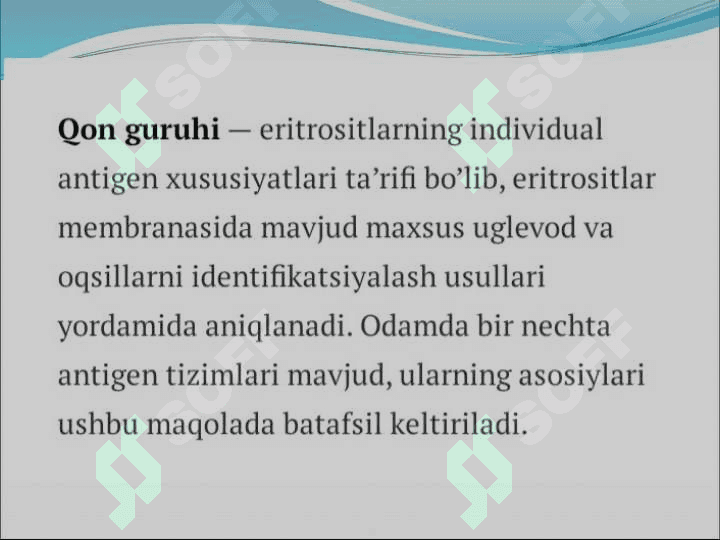 Qon guruhlari va rezus faktorni aniqlash 2