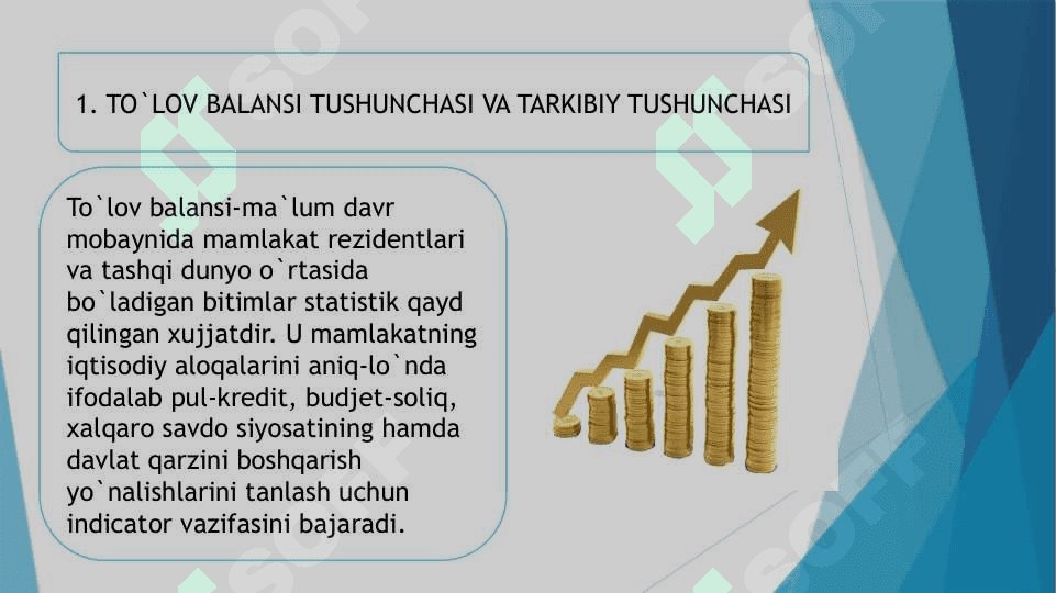 TO`LOV BALANSINING TUZILISHI,TARTIBGA SOLISH METODLARI 3