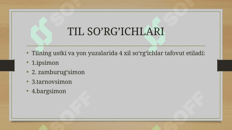 Tam bilish . Tam blish anazlizatorlari 7