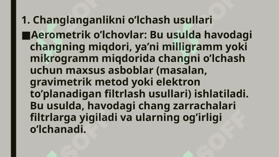 Havoning changlanganligini tekshirish va baholash 7