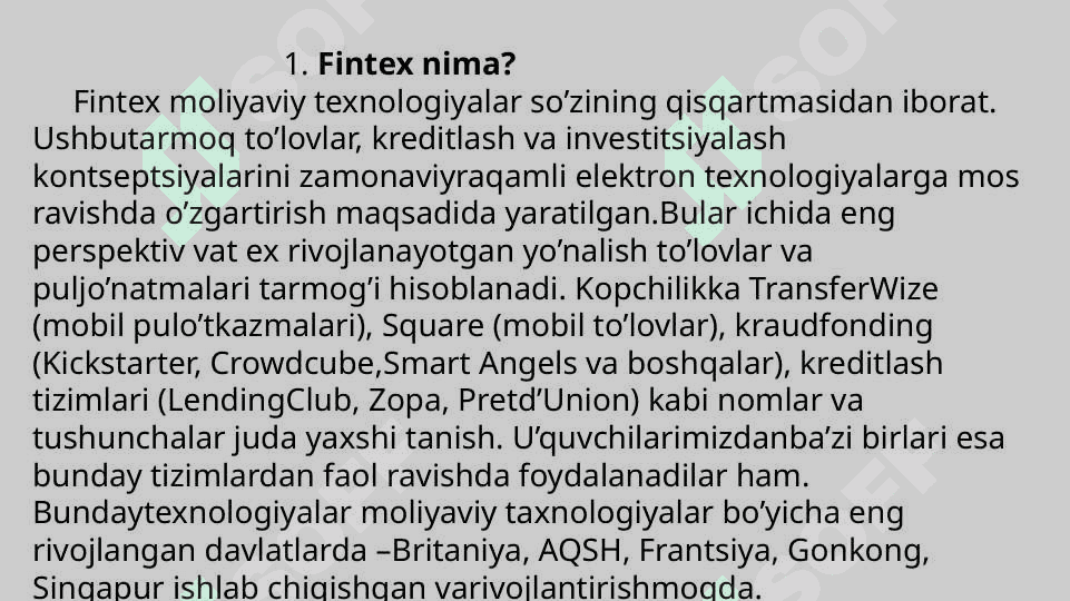 Raqamli iqtisodiyotda moliyaviy texnologiyalar 2
