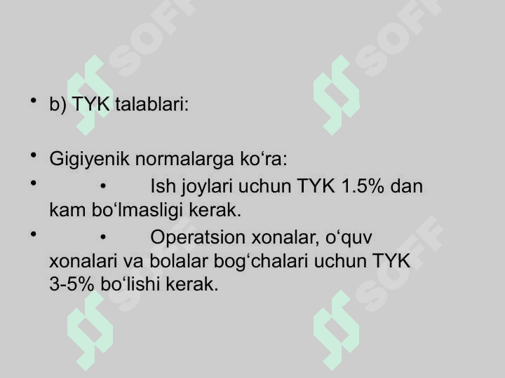 Xonalarning tabiiy va sun'iy yoritilganlik korsatkichlarini tekshirish va baholash 7