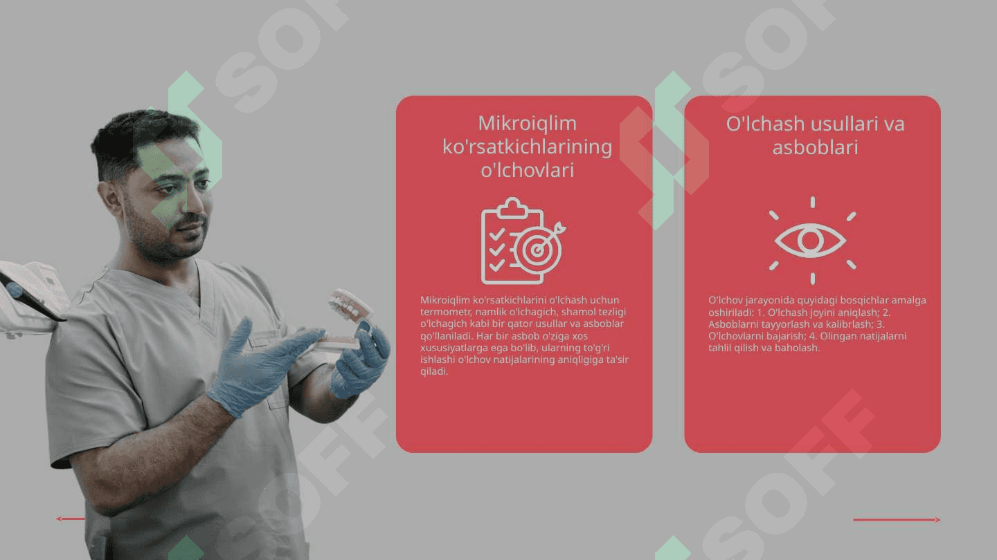 Xonalarning mikroiqlim ko'rsatkichlarini tekshirish va baholash 5