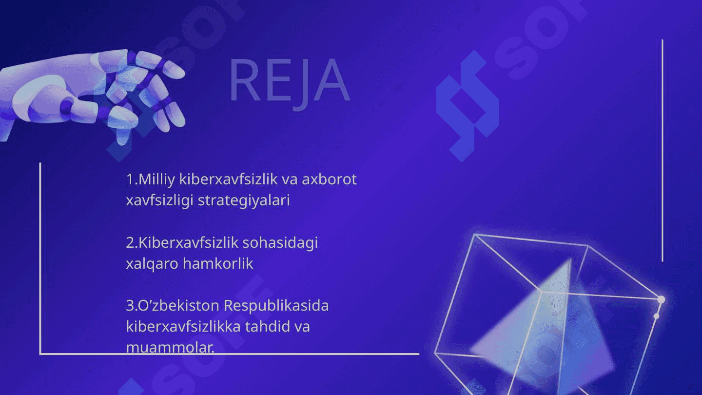 KIBERXAVFSIZLIK SOHASIDAGI XALQARO HAMKORLIK, KIBERXAVFSIZLIKKA TAXDID VA MUOMMOLAR 2