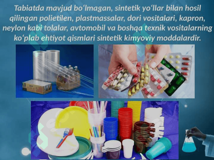 Kimyo fani va uning vazifalari fan sifatida rivojlanish tarixi 6