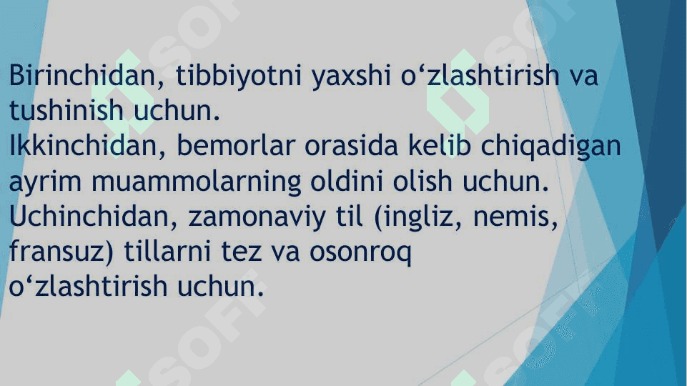 Zamonaviy tillarda lotinshunoslik. 8
