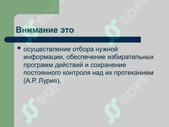 Физиология Внимание 3