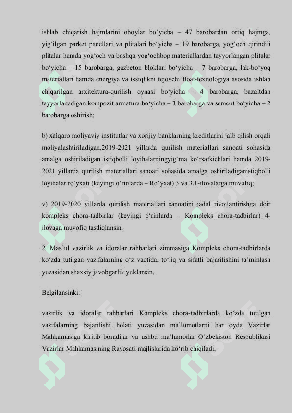 Qurilish sanoatini yanada rivojlantirish 4