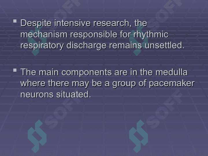 Regulation of breathing 7