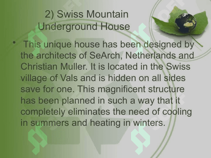 Places and things.Underground town. 5