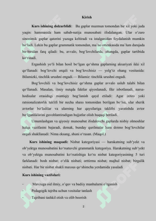 SODDA VA QO‘SHMA GAPLARNING O‘ZARO FARQLANISHI 2