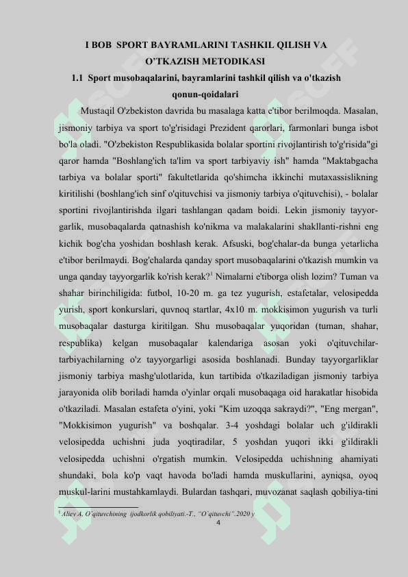 Sport bayramlarini tashkil qilish va ótkazish metodikasi 4