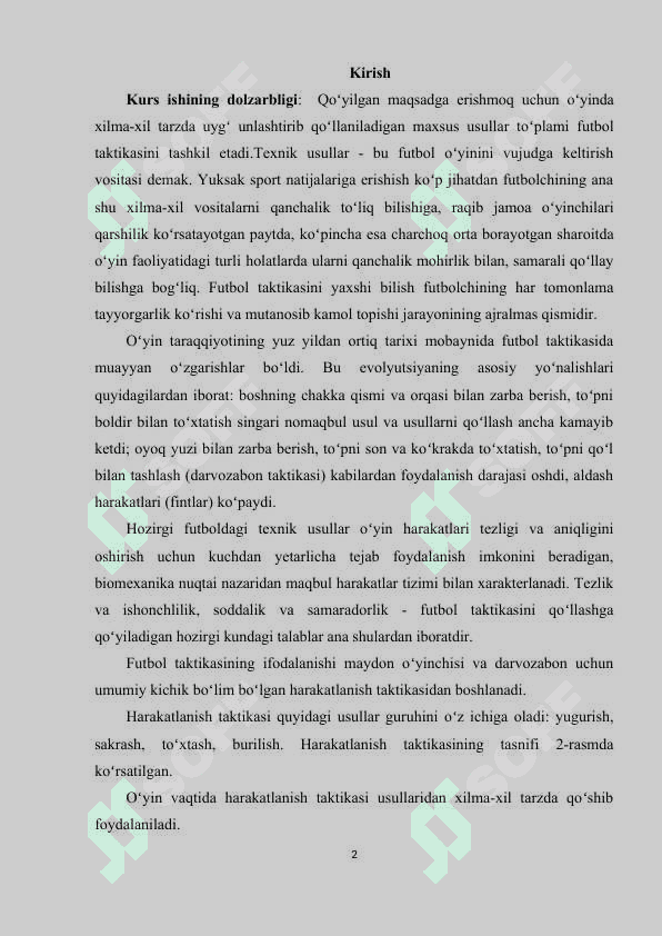 Sport maktablarida futbol o’yinini o’rgatishda taktikaning ahamiyati 2