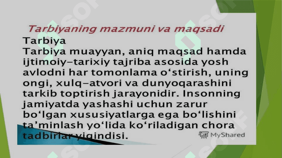 Tarbiya jarayoning mohiyati va mazmuni 3