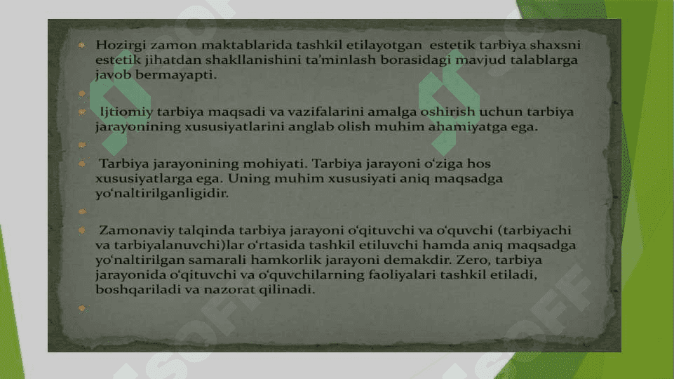 Tarbiya jarayoning mohiyati va mazmuni 4
