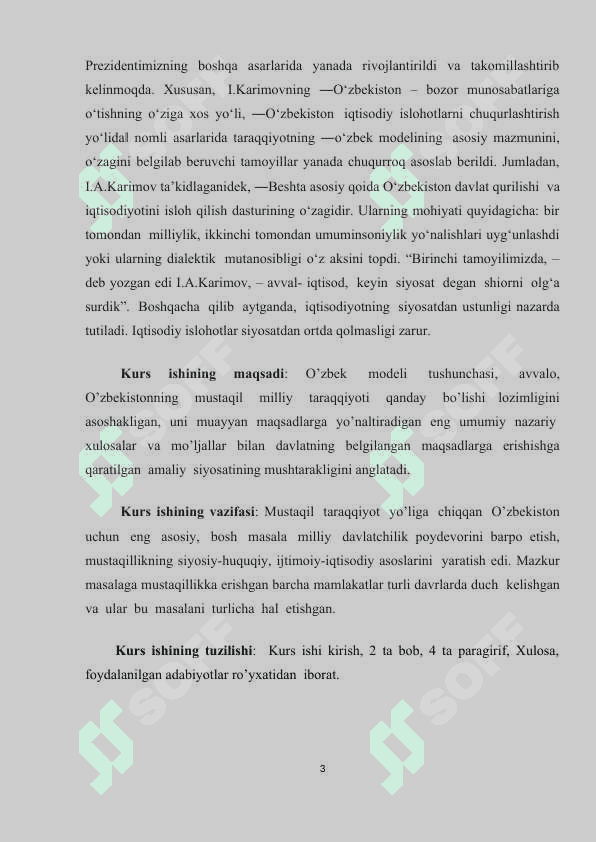 Taraqqiyotning O'zbek modeli va uning oziga xos xususiyatlari 3