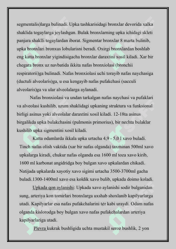 Nafas olish tizimi azolarining kasllikalari bo’yicha diagnozlar 3