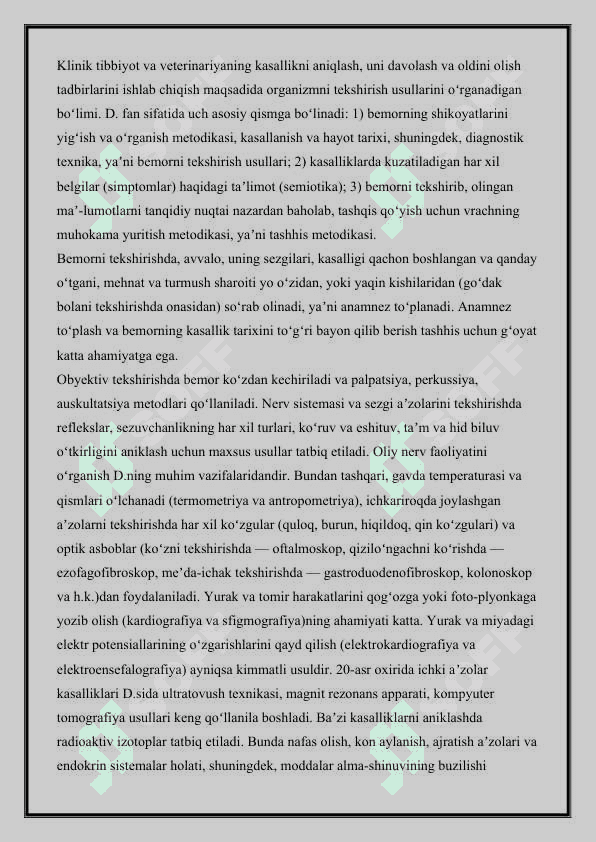 DIAGNOZ HAQIDA TUSHUNCHA 2