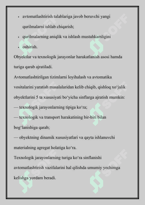 Rostlash obyektining xarakteristikalari 4
