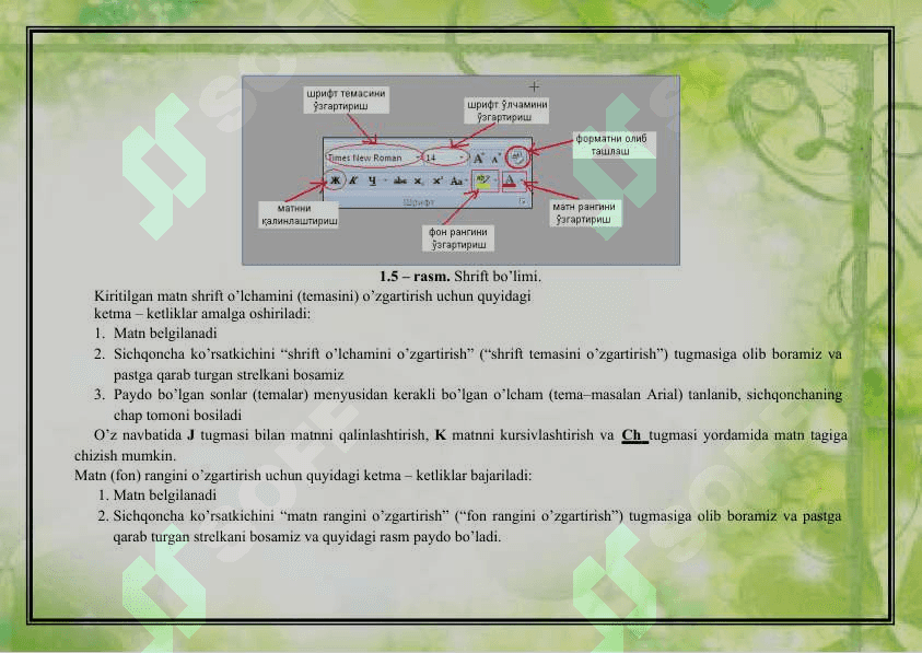 Xujjat yaratishda grafik obektlar bilan ishlash 7