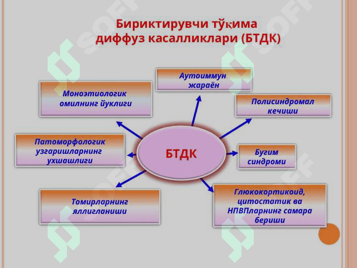 Бириктирувчи тўқима диффуз касалликларини дифференциал диагностикаси. УАВ тактикаси 2